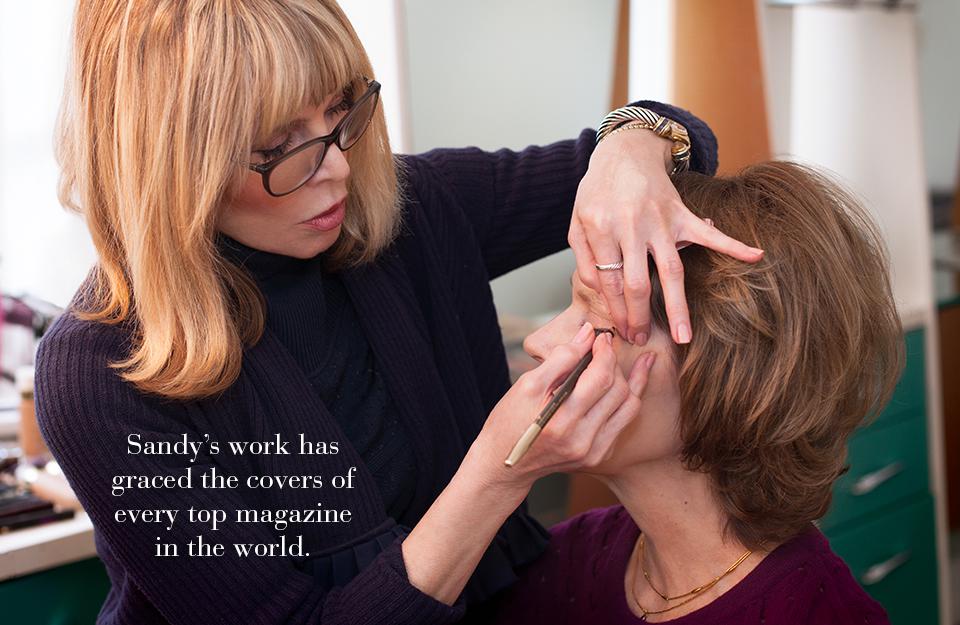 Makeup artist and cult icon Sandy Linter