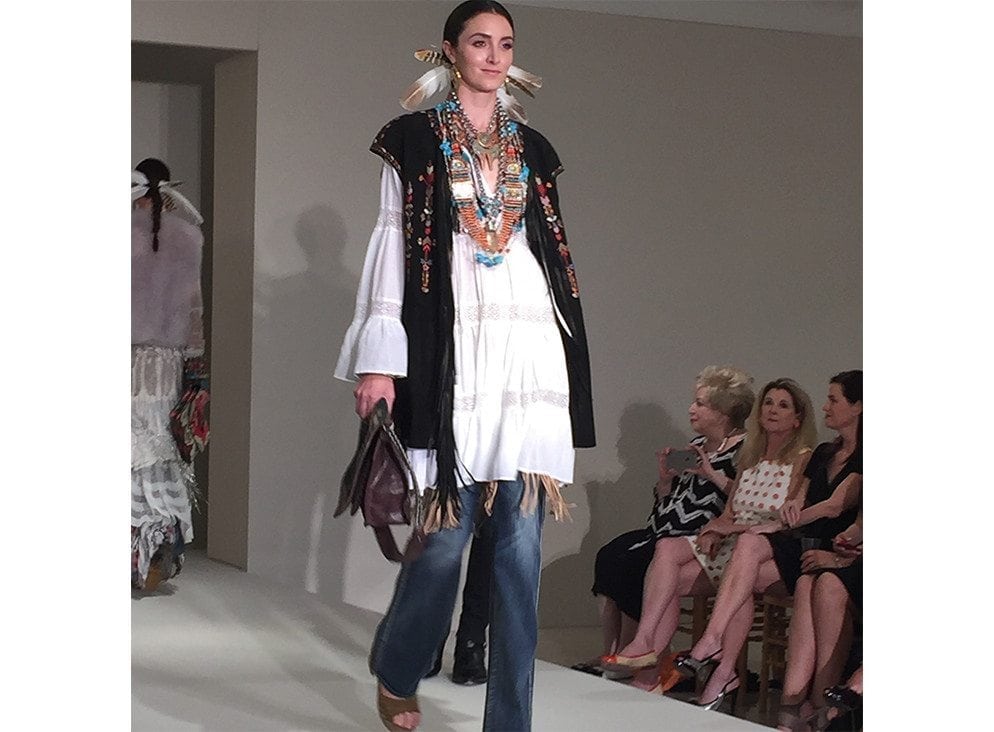 “It’s back to the 70’s with Bohemian chic, antique lace and turquoise and coral jewelry.”