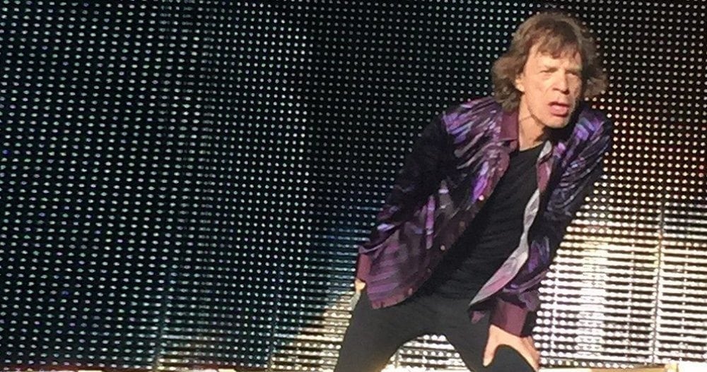 “For two and a half hours, Jagger ran the length of the stage and back like a rocket on rails.”