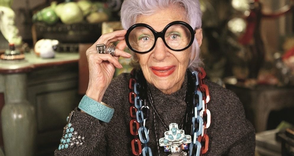 <em>Iris</em>, Albert Maysles’ documentary about 90-something fashion icon, Iris Apfel.