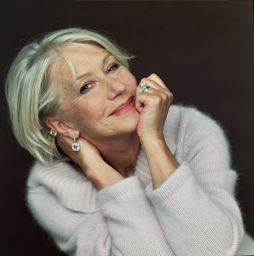 Helen Mirren has a softer approach to her brows.
