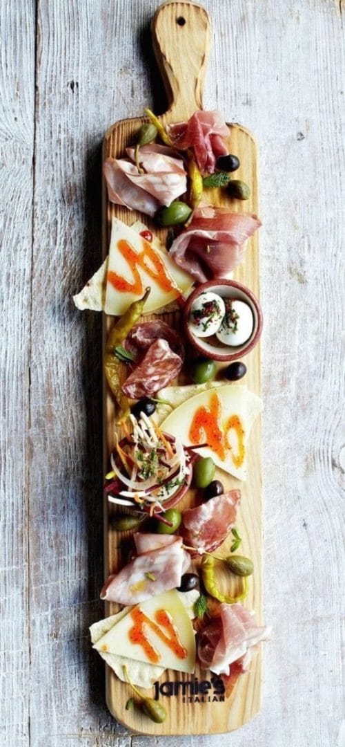 Jamie's Italian Plank Cheese Board