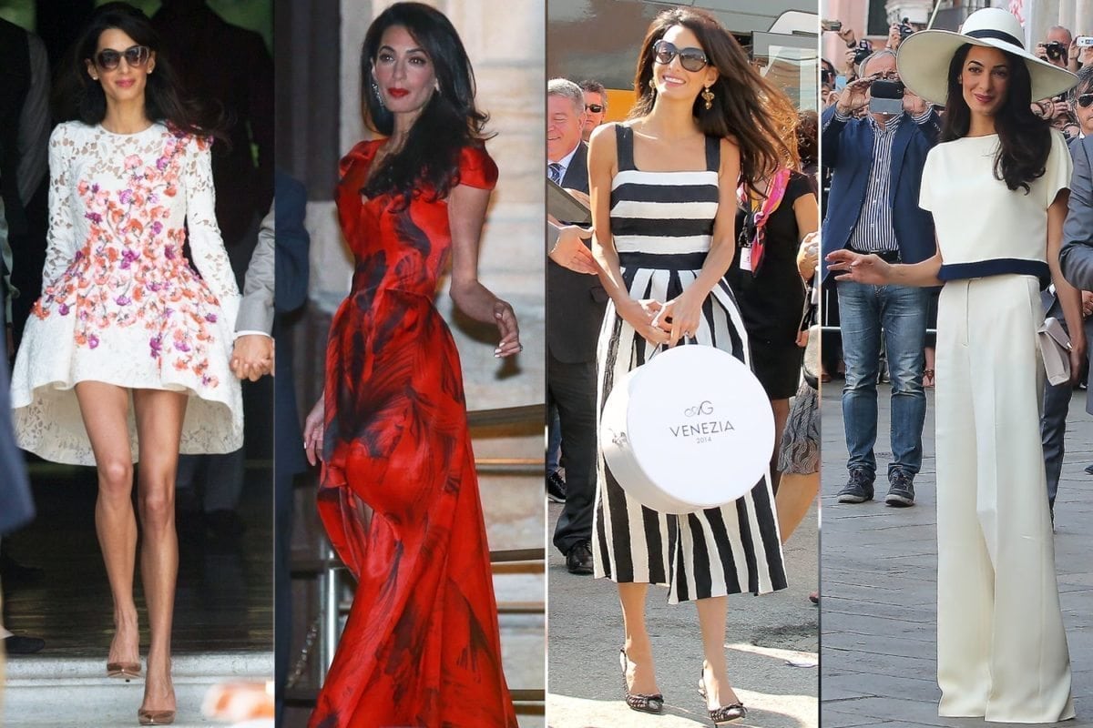 7 of Amal Clooney's Favorite Work Bags