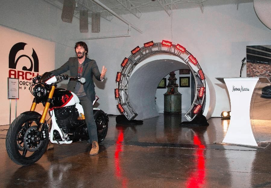 How about a very special motorcycle and a two-day ride with Keanu Reeves for Christmas?