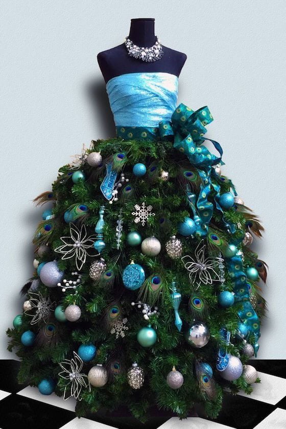 Peacock Evergreen Dress