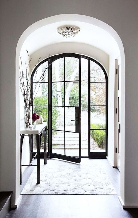 Arched Glass Door