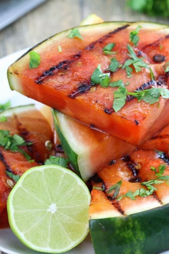 Cilantro-Lime Grilled Watermelon