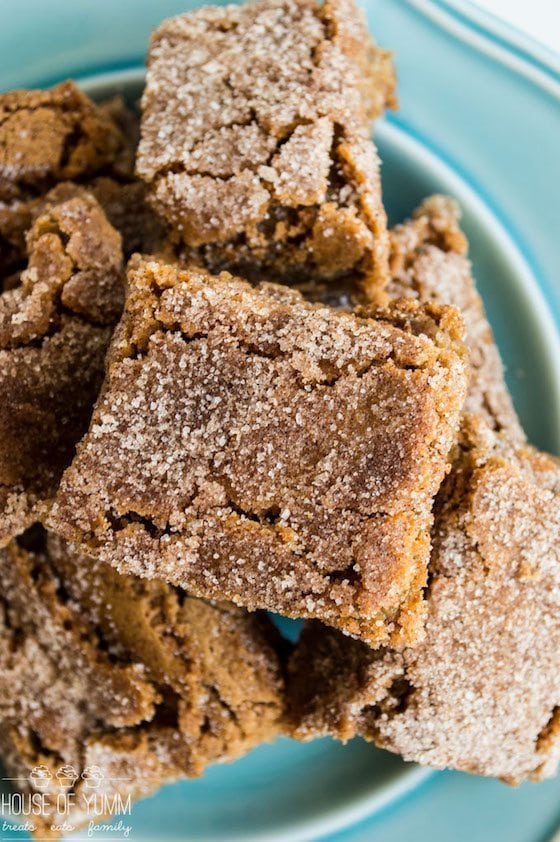 Cinnamon Blondies