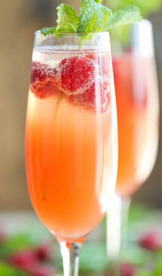 Grapefruit Mimosas