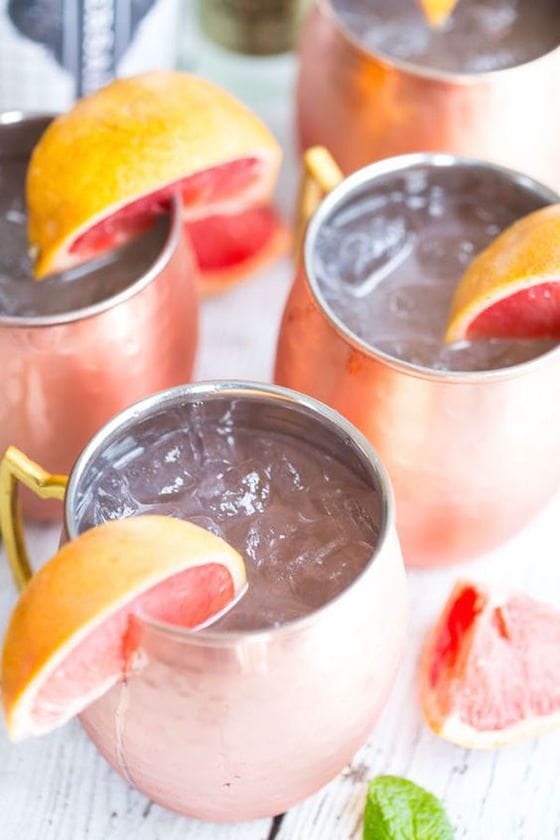 Grapefruit Moscow Mules