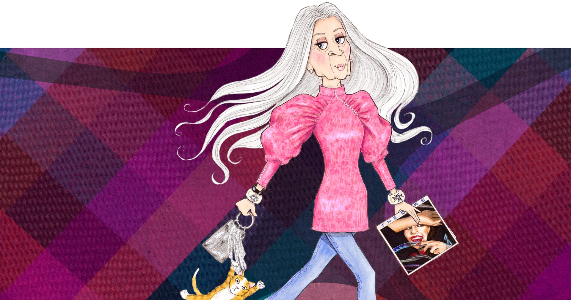 Fashion Illustration and blog post by Jill Anthony. Background by Brandon Smith. 