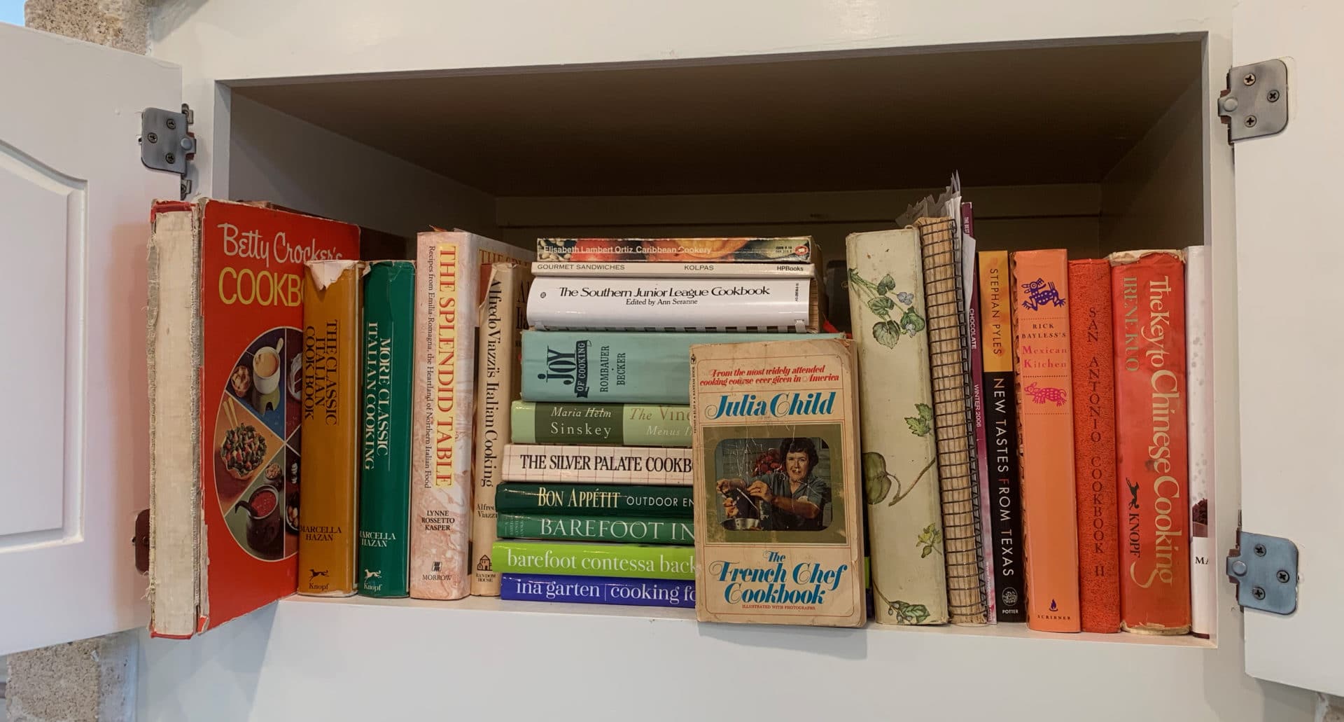 The Cookbooks I Kept When I Moved From the Ranch to Town. All photographs ©Brenda Coffee, 2019.