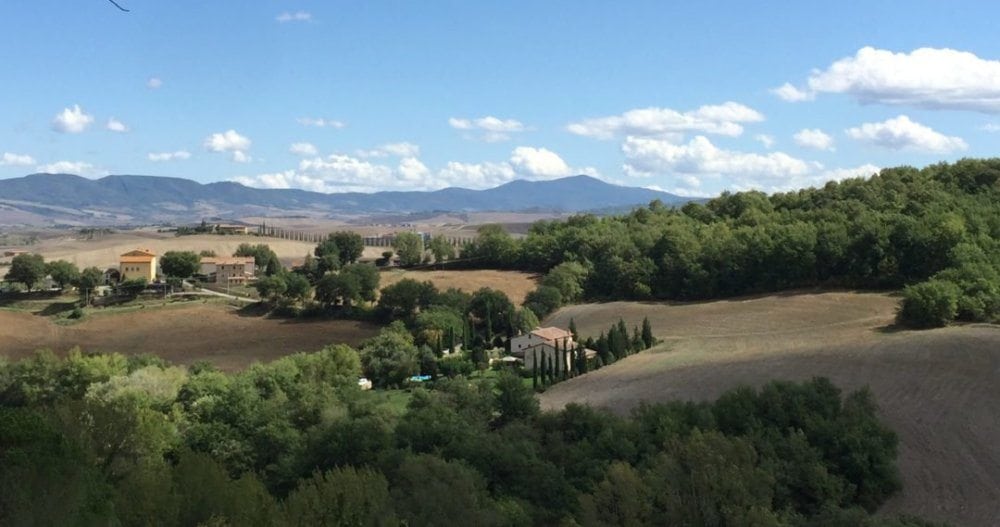 THE VIEW OF TUSCANY FROM OUR VILLA All Photographs ©Brenda Coffee, 2017