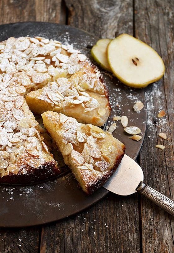 Italian Pear Almond Cake