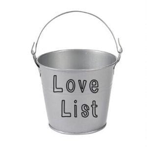 love-list bucket