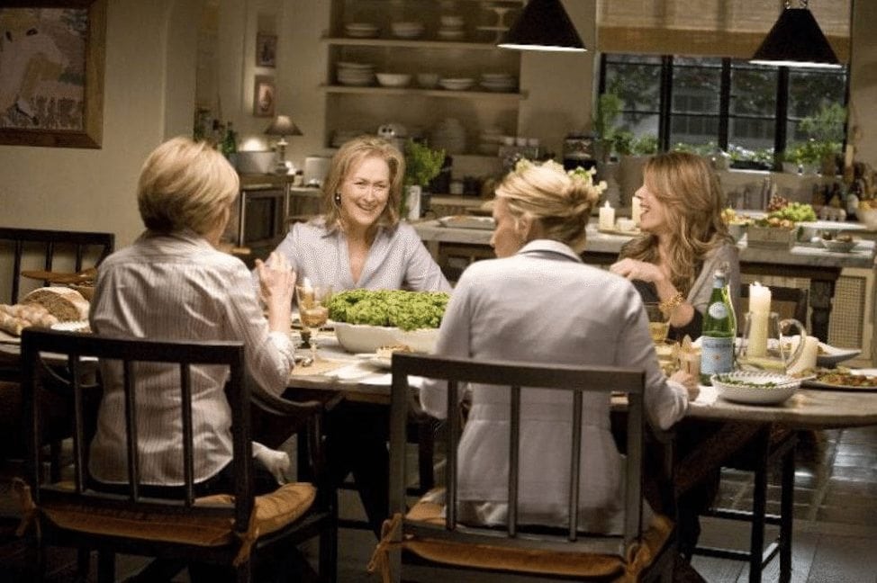 The Importance of Great Girlfriends: Meryl Streep, Rita Wilson, Mary Kay Place and Ali Wentworth in 'It's Complicated.'