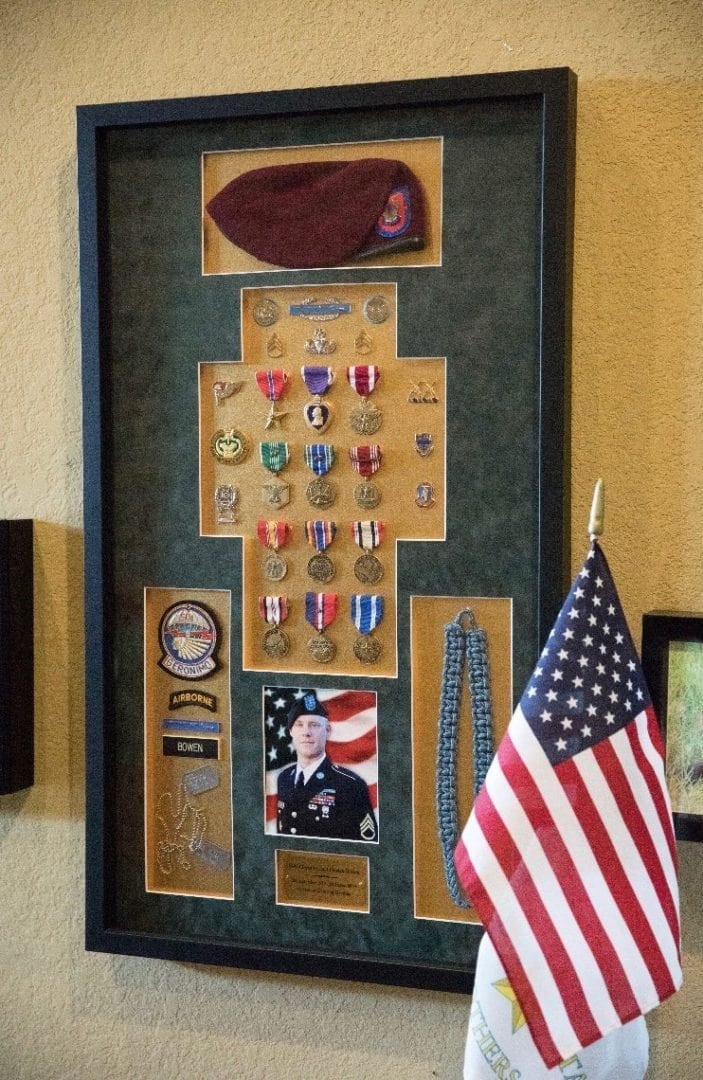 Medals and Awards of Staff Sgt. Clayton P. Bowen