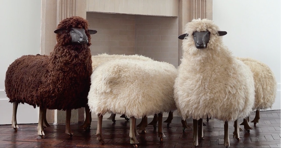Francois-Xavier’s and Claude Lalanne’s Sheep Chairs