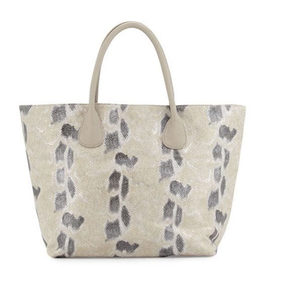 Snake Print Tote