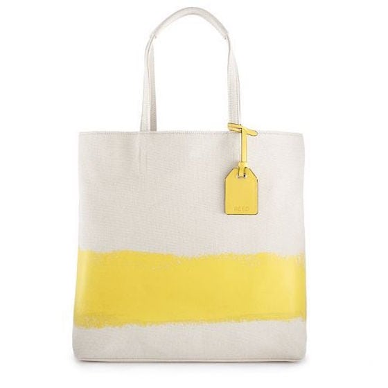 Yellow Abstract Tote