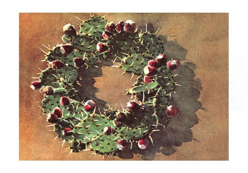 Christmas Cactus by Brad Braune, 1981